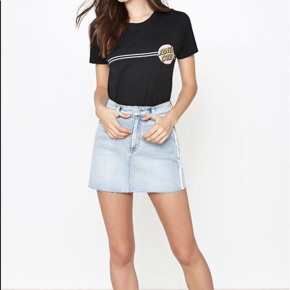 Pacsun Side Stripe Mini Skirt - Picture 2 of 6